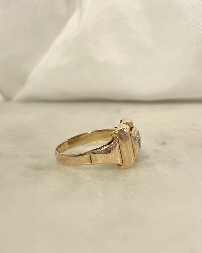 Bague Tank Diamant Vintage &quot;Corine&quot;