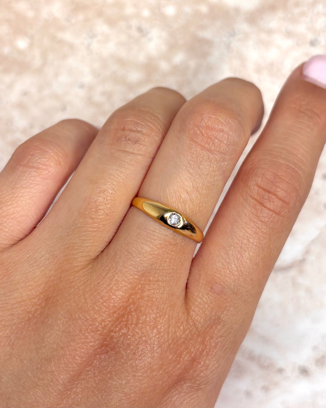 Bague Jonc Diamant "Camilla"