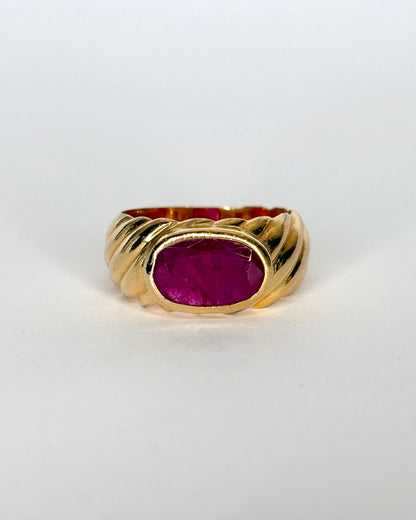 Bague Jonc Rubis 1.54 ct &quot;Gaia&quot;