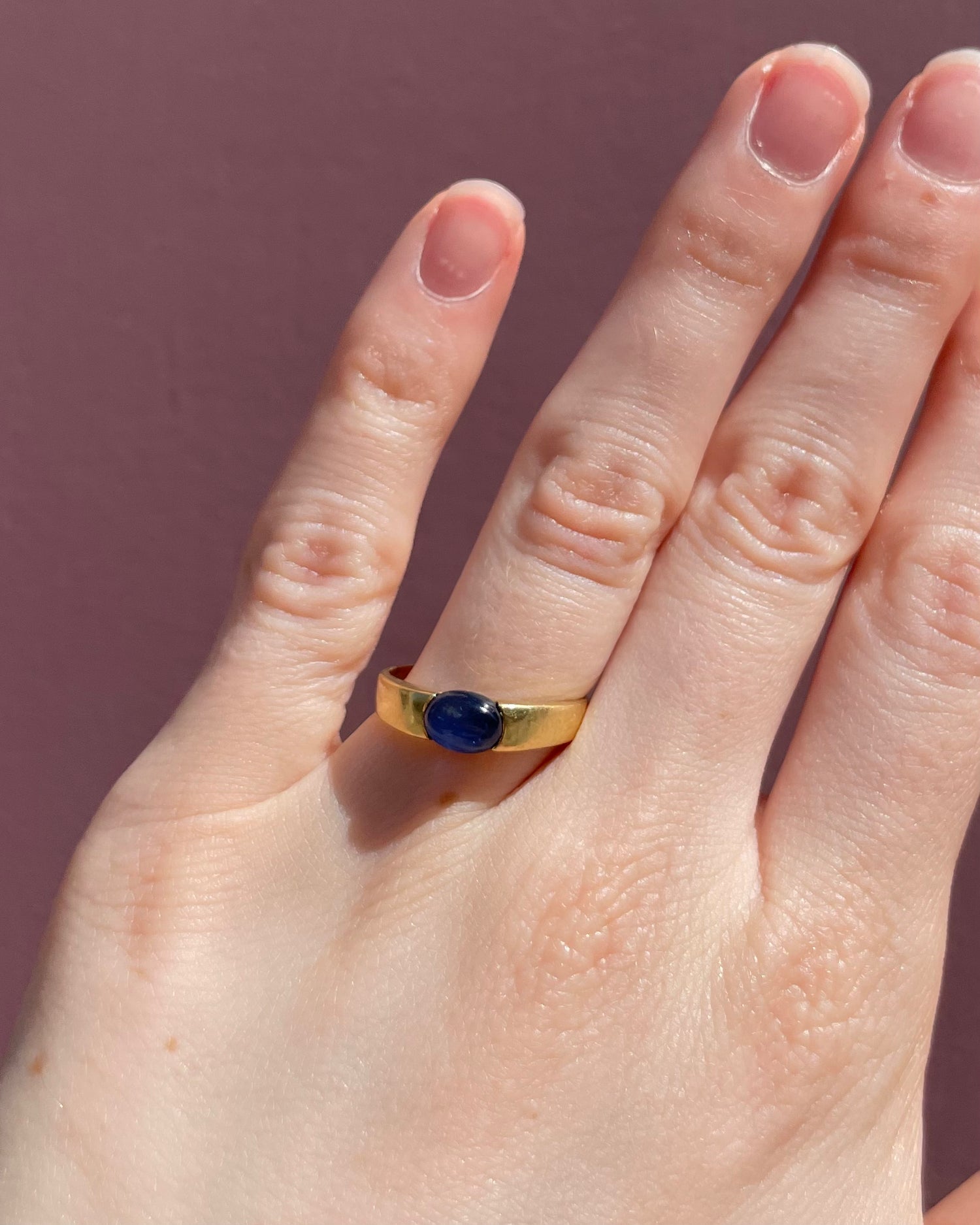Bague Jonc Saphir 1.38 carat &quot;Barmi&quot;