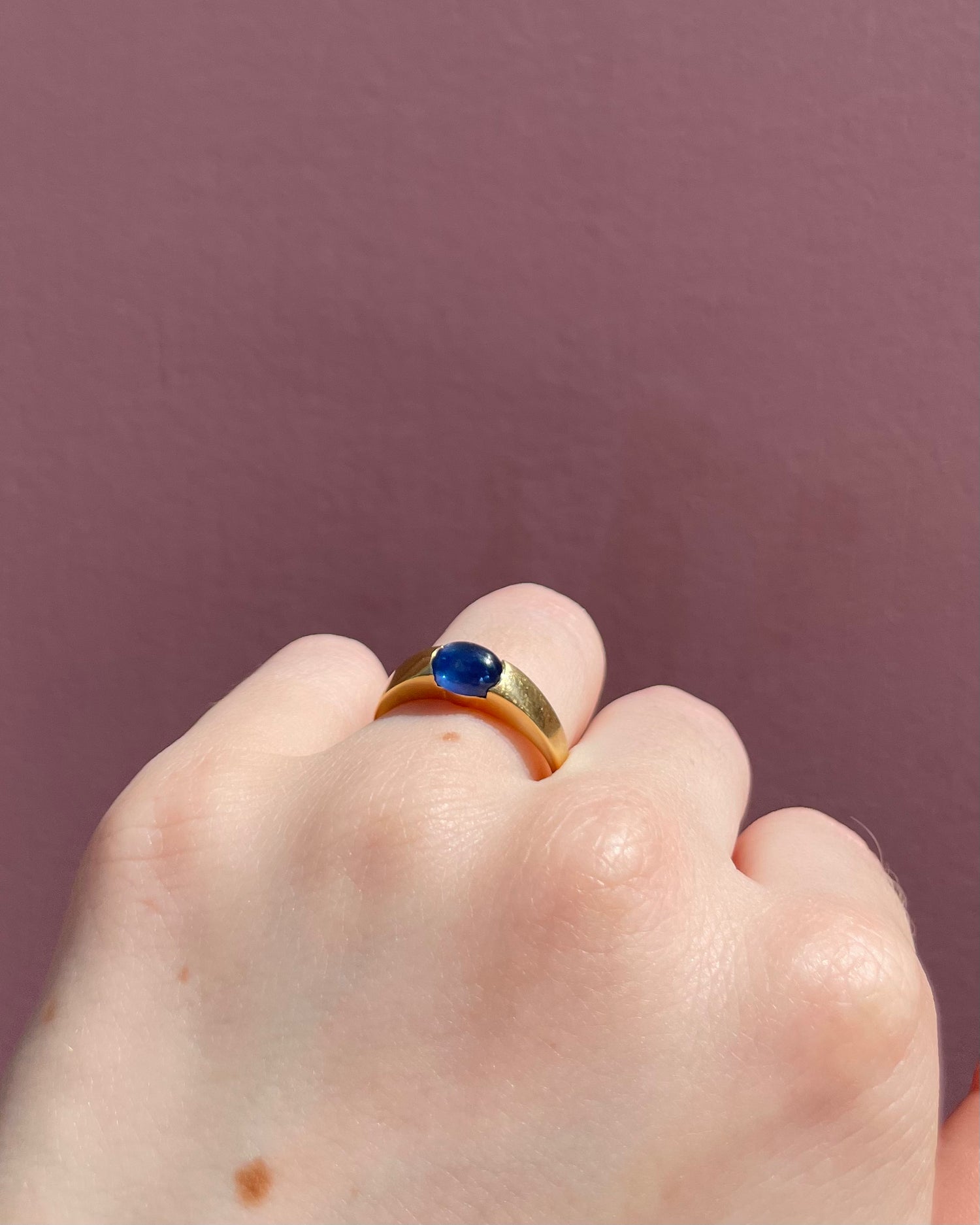Bague Jonc Saphir 1.38 carat &quot;Barmi&quot;