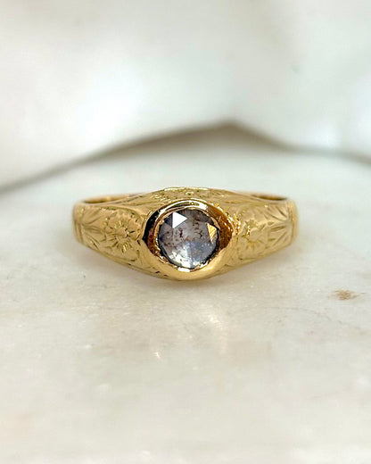 Bague XIXe siècle diamant taille rose 0.25 carat &quot;Maïssa&quot;