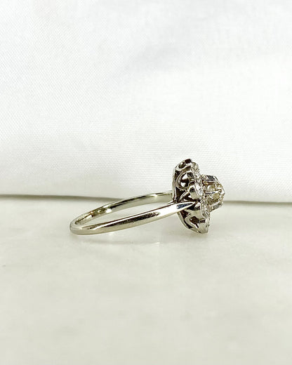 Bague Marguerite Art déco Diamants &quot;Sarah&quot;