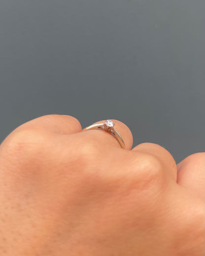 Bague Solitaire Diamant 0.10 carat &quot;Pennie&quot;