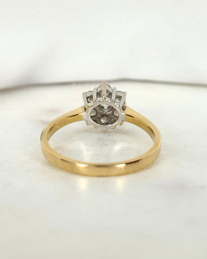 Bague Marguerite Diamants 0.49 carat &quot;Iseult&quot;