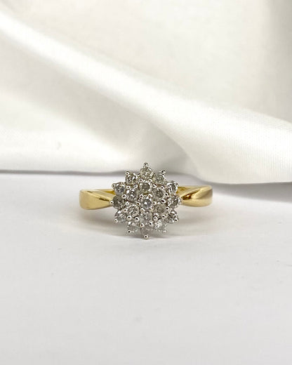 Bague Marguerite Diamants 0.57 carat &quot;Virna&quot;