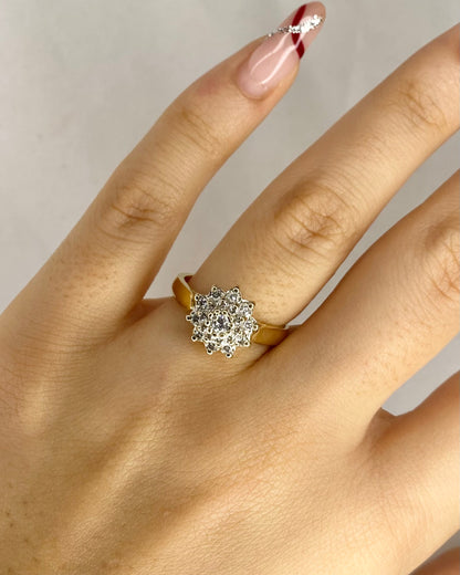 Bague Marguerite Diamants 0.39 carat &quot;Solange&quot;