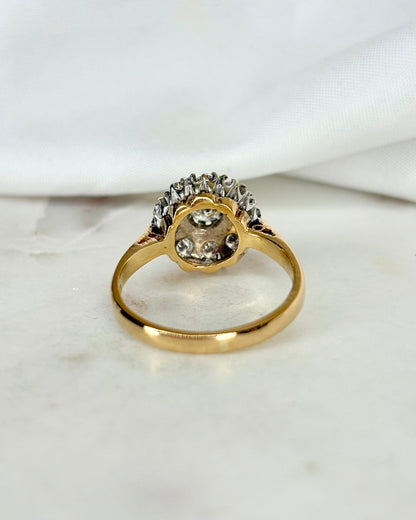 Bague Marguerite Diamants 0.60 carat &quot;Solange&quot;
