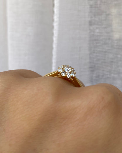 Bague Marguerite Diamants 0.43 carat &quot;Élaïa&quot;