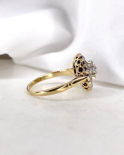 Bague Marguerite Art Déco Diamants &quot;Emilie&quot;