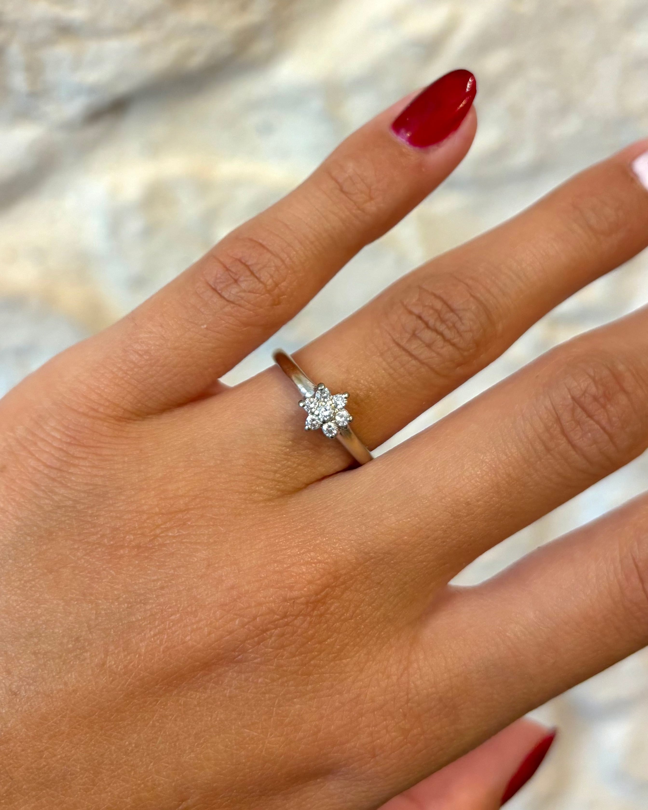 Bague Marguerite Diamants "Claudia" - Elliade Paris