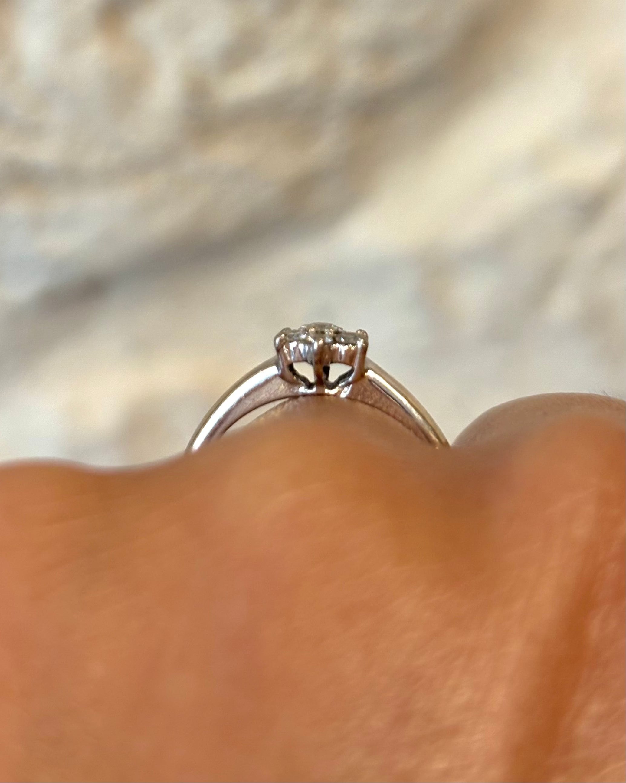 Bague Marguerite Diamants "Claudia" - Elliade Paris