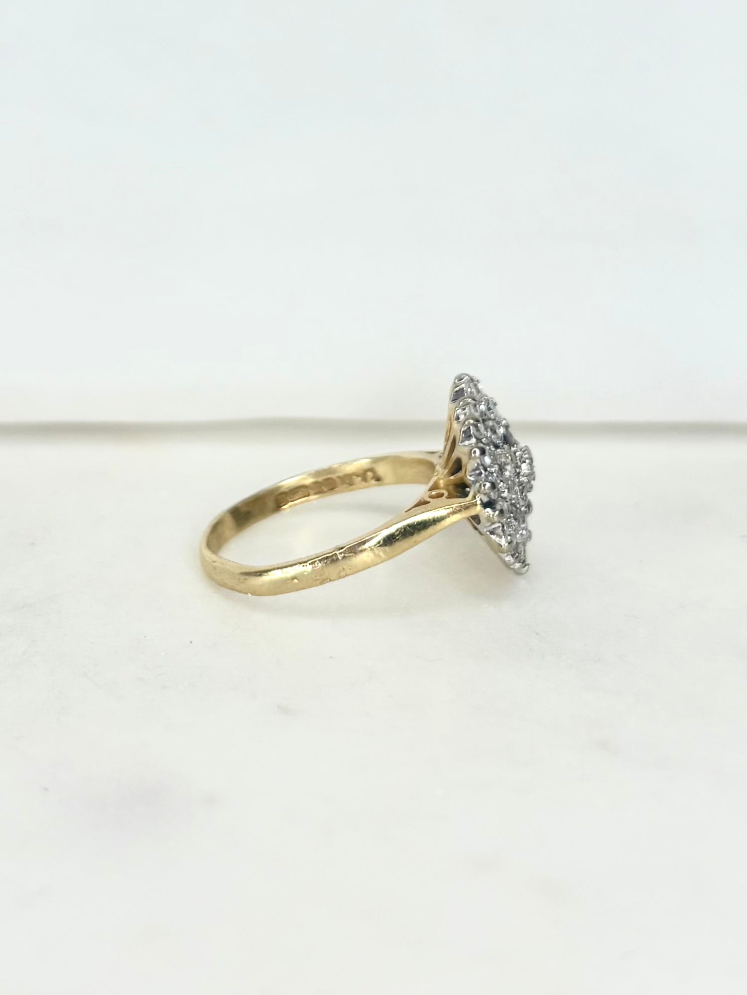 Bague Marguerite 37 Diamants &quot;Noëla&quot;