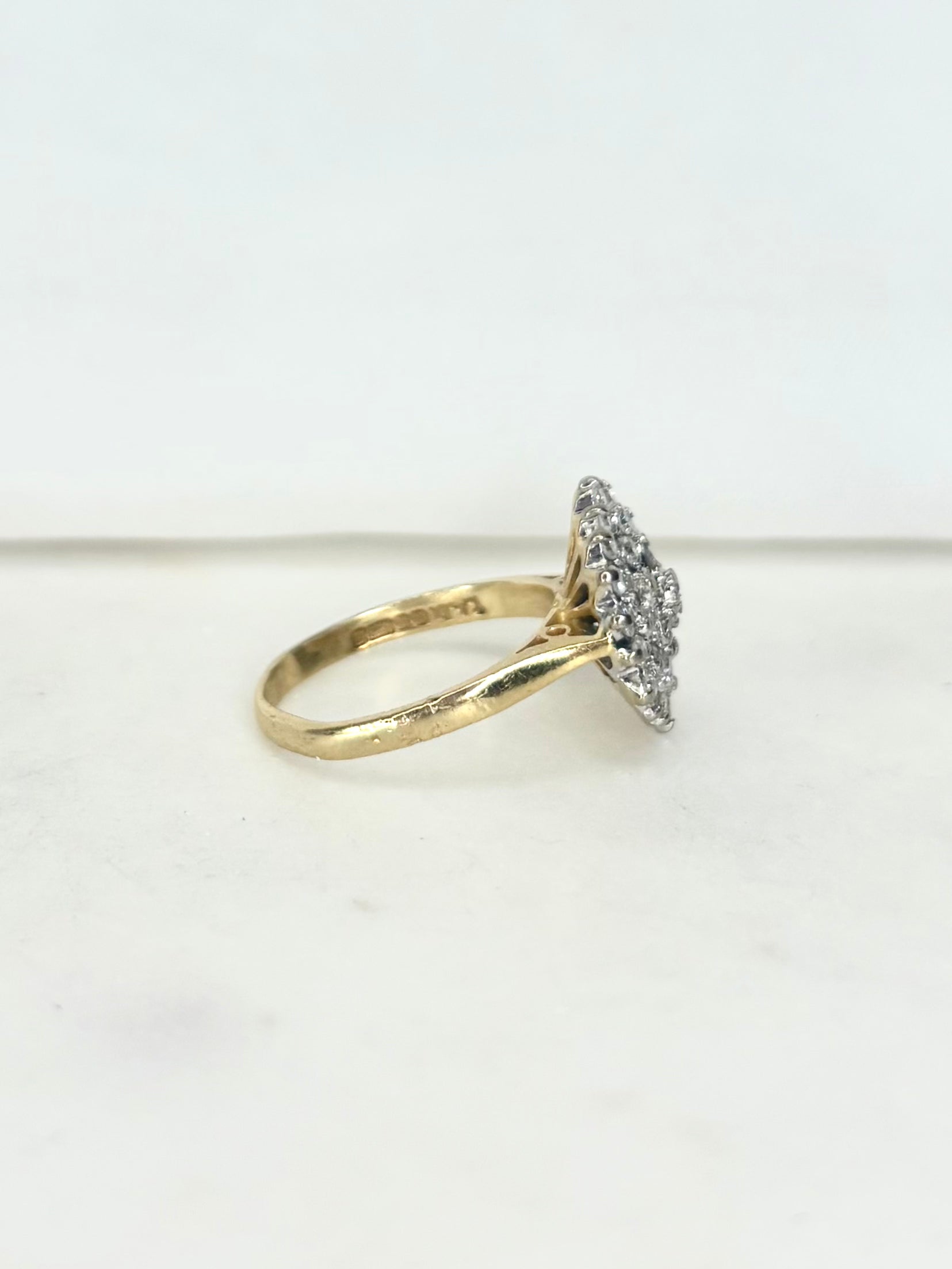 Bague Marguerite 37 Diamants &quot;Noëla&quot;