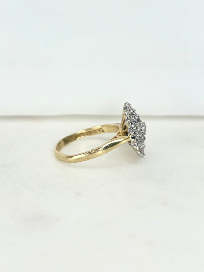 Bague Marguerite 37 Diamants &quot;Noëla&quot;