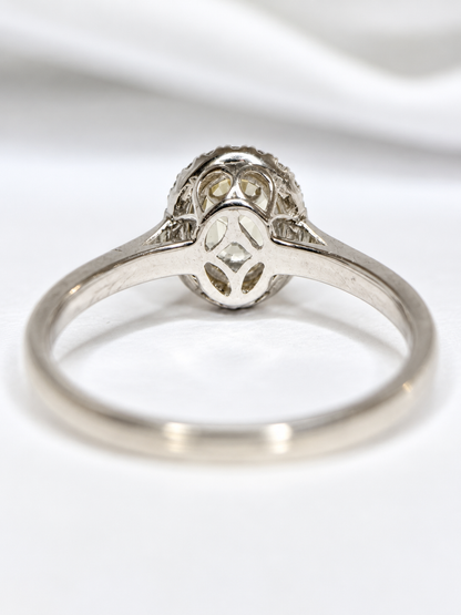 Bague Solitaire Saphir Jaune 1 carat &amp; Diamants "Connie"