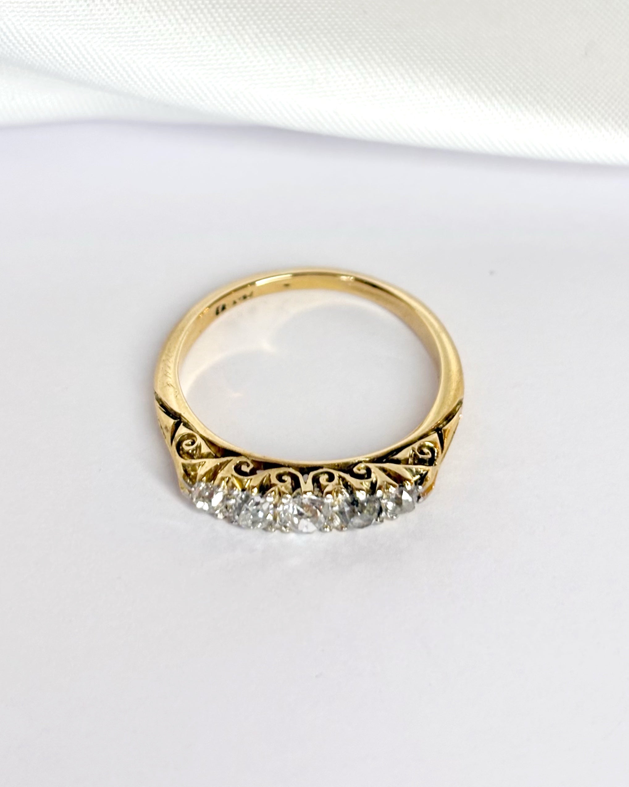 Bague Rivière Diamants 0.33 carat "Maeva" - Elliade Paris