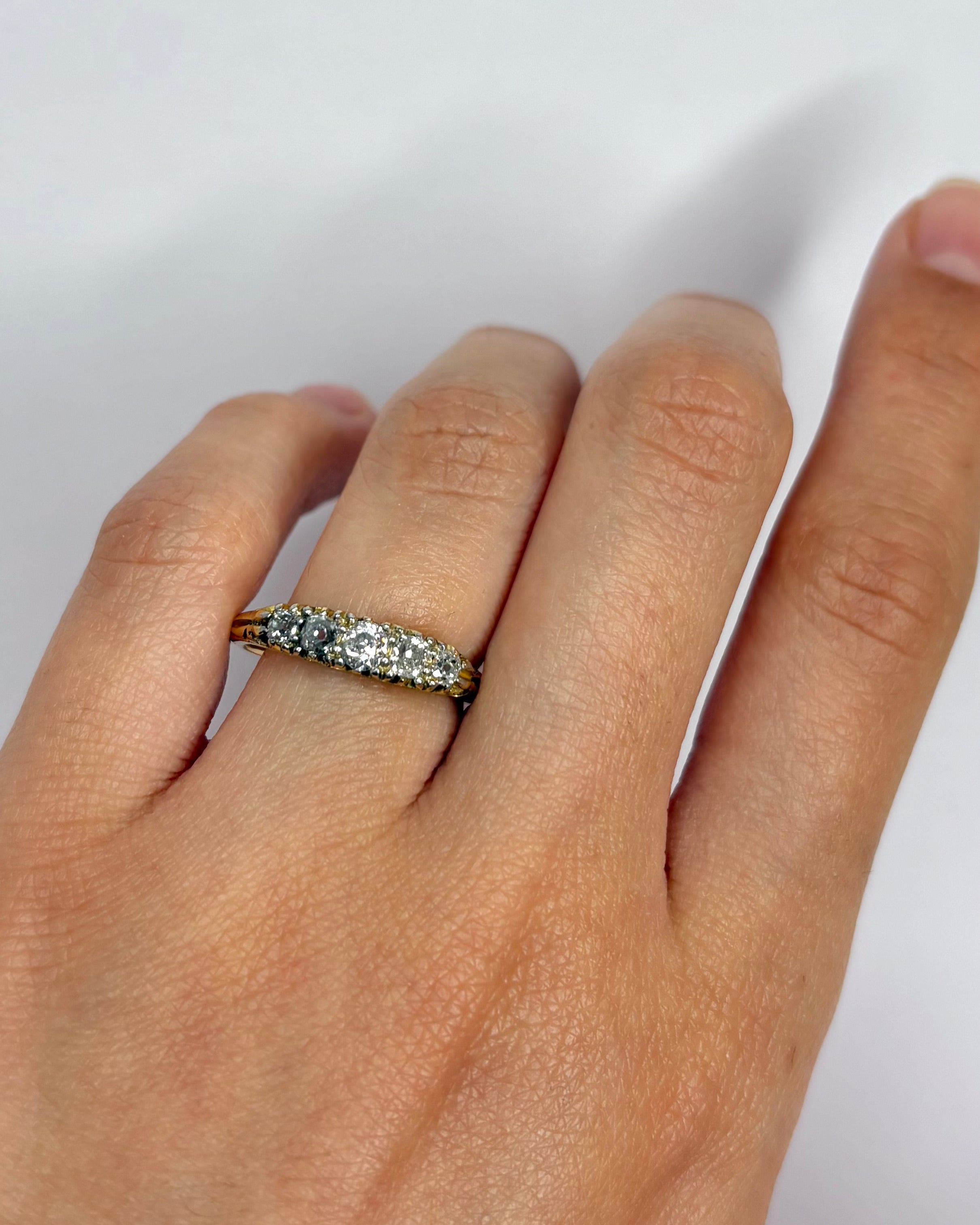 Bague Rivière Diamants 0.33 carat "Maeva" - Elliade Paris