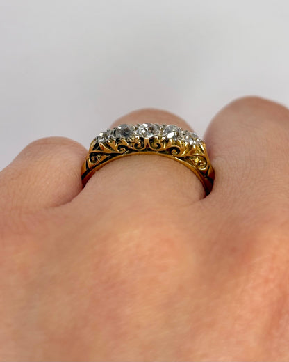 Bague Rivière Diamants 0.33 carat "Maeva" - Elliade Paris