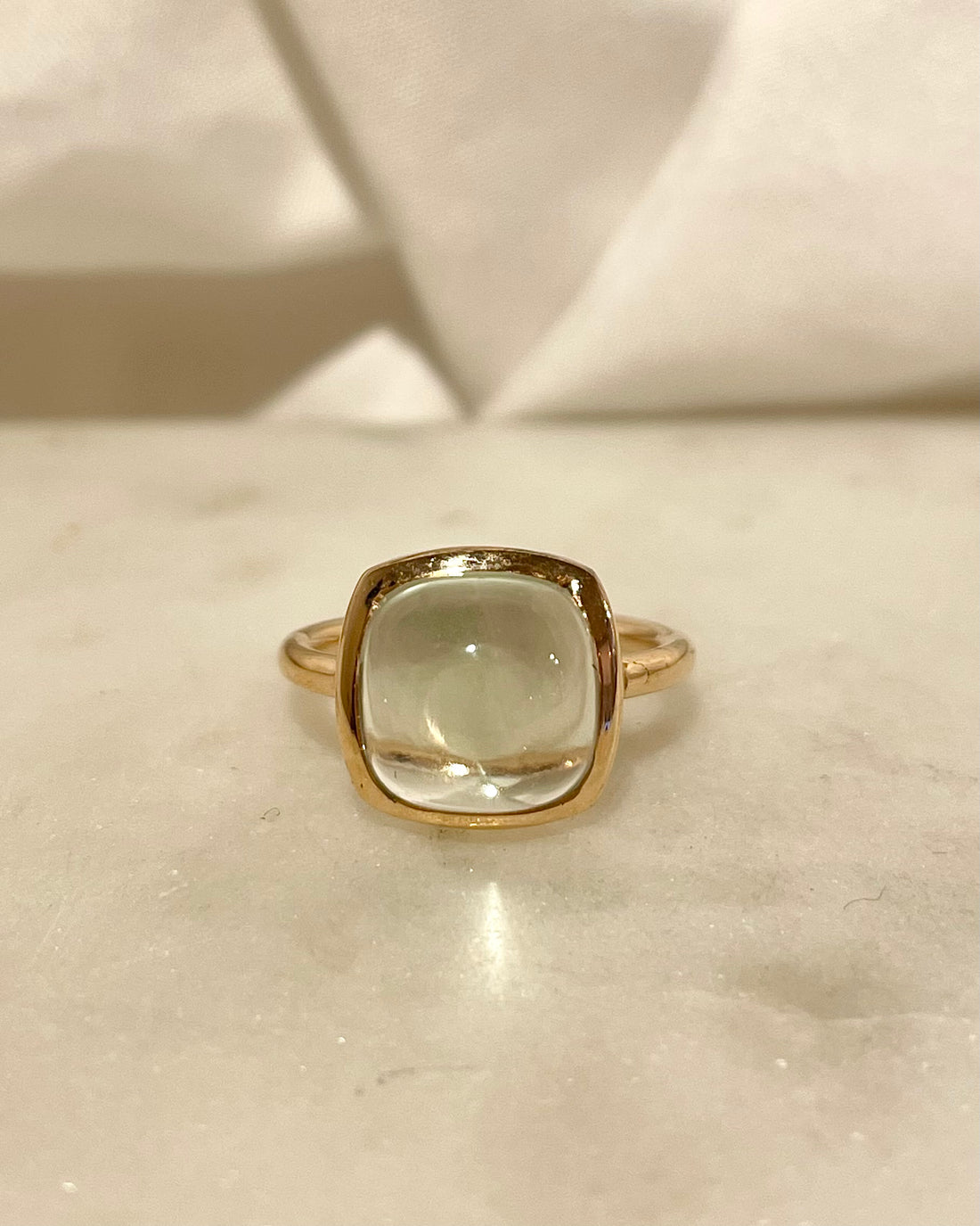 Bague Cocktail Aigue-Marine &quot;Carmelia&quot;