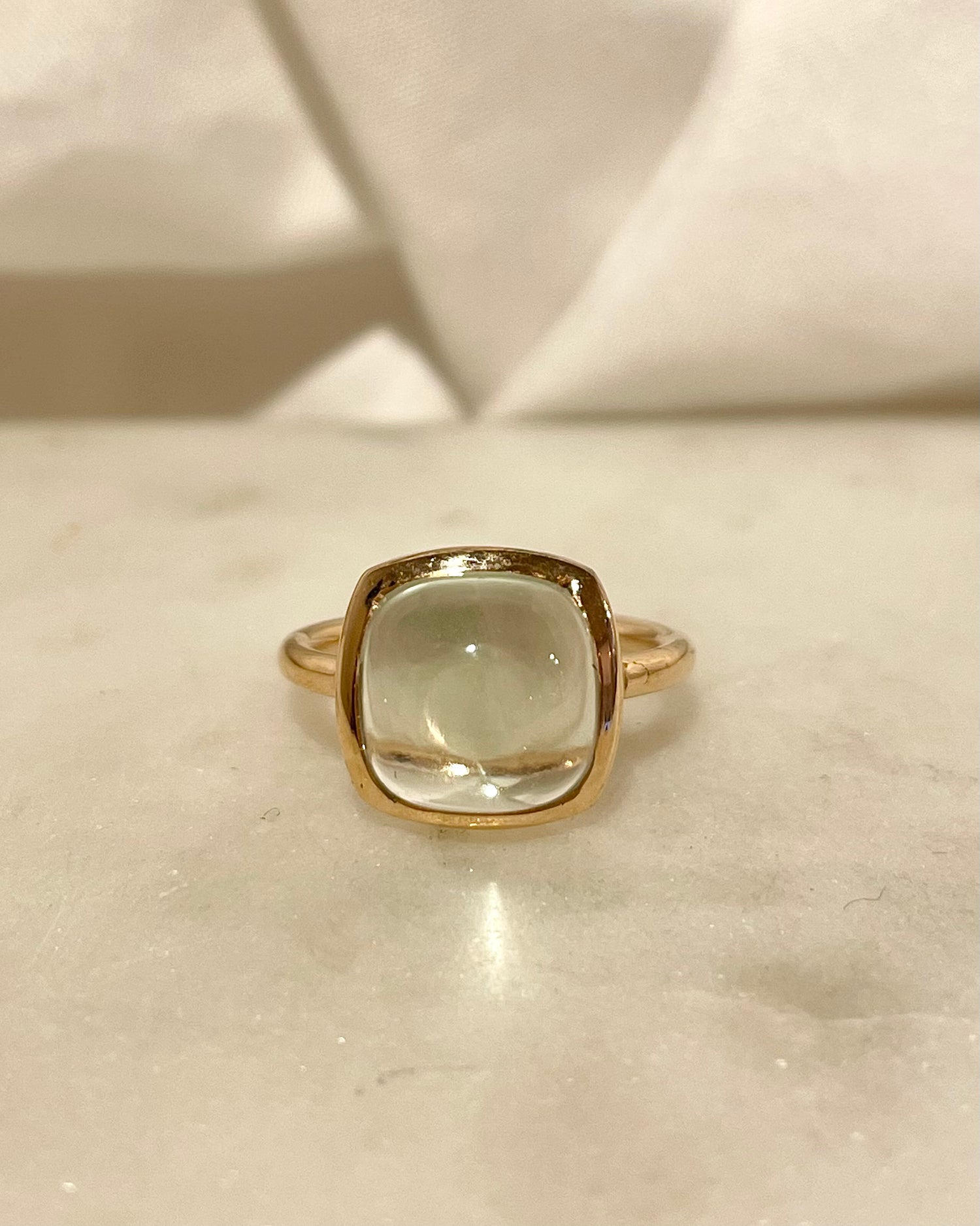 Bague Cocktail Aigue-Marine &quot;Carmelia&quot;