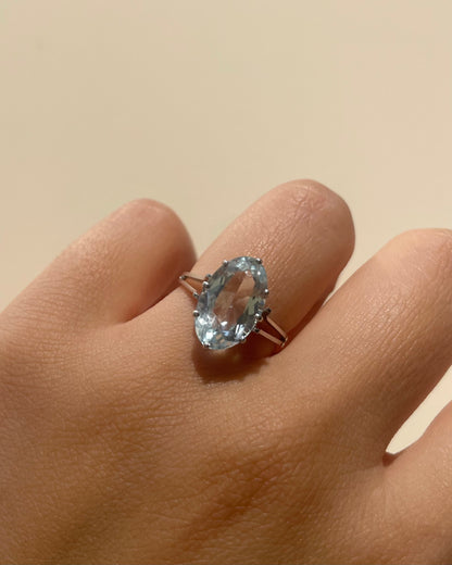 Bague Cocktail Aigue-Marine 3.40 carats &quot;Awa&quot;