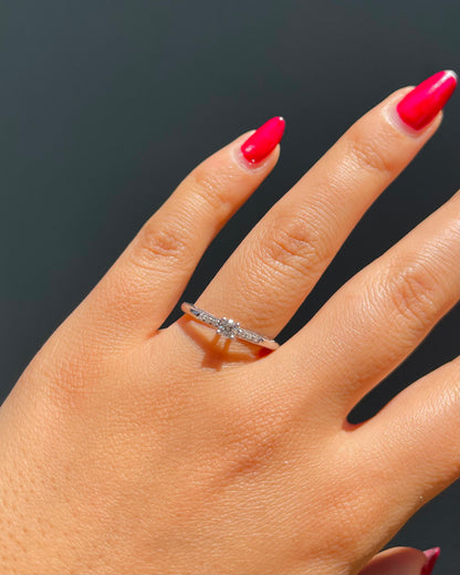 Bague Solitaire Diamants 0.15 carat &quot;Nyra&quot;