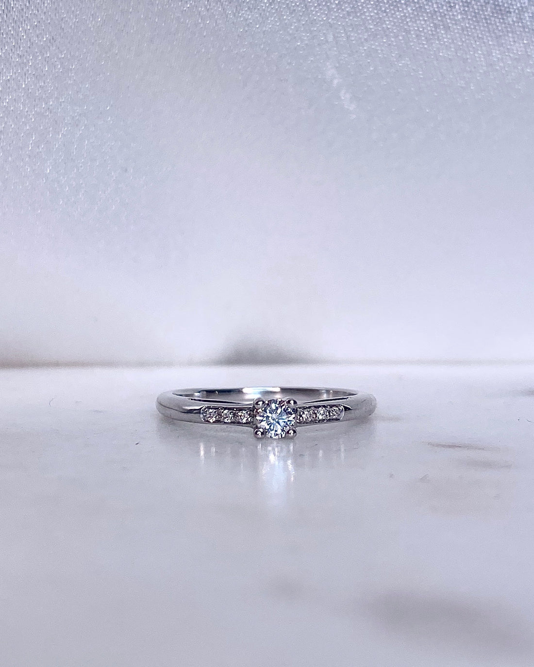 Bague Solitaire Diamants 0.15 carat "Nyra"