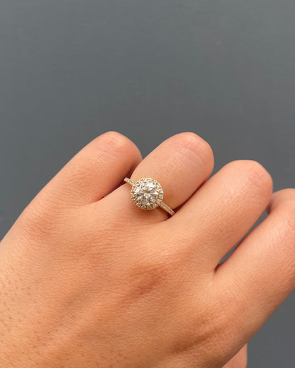 Bague Solitaire Diamants 1.28 carat &quot;Rodea&quot;
