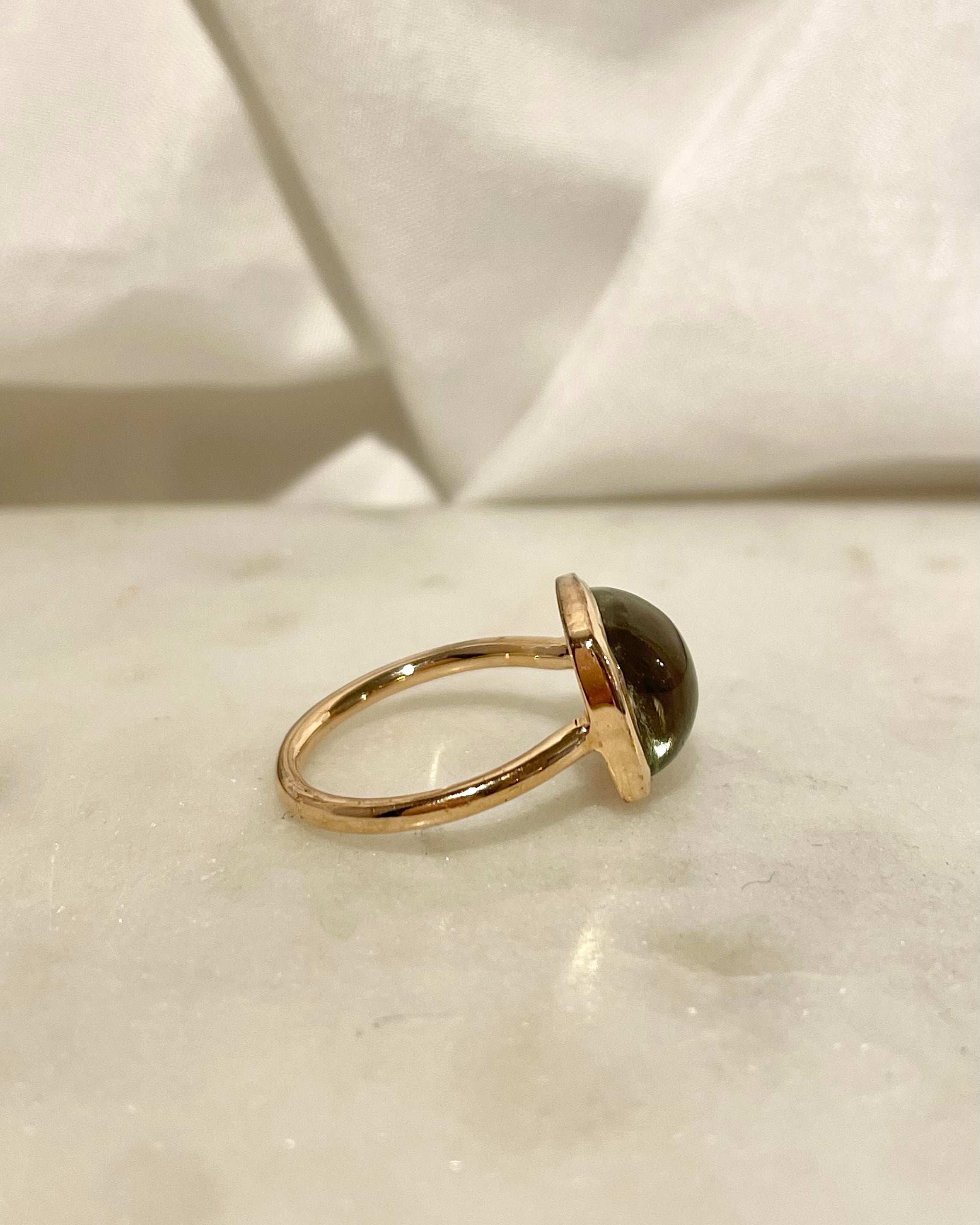 Bague Cocktail Aigue-Marine &quot;Carmelia&quot;