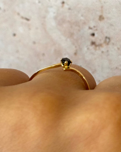 Solitaire Sapphire Ring "Jaqueline"