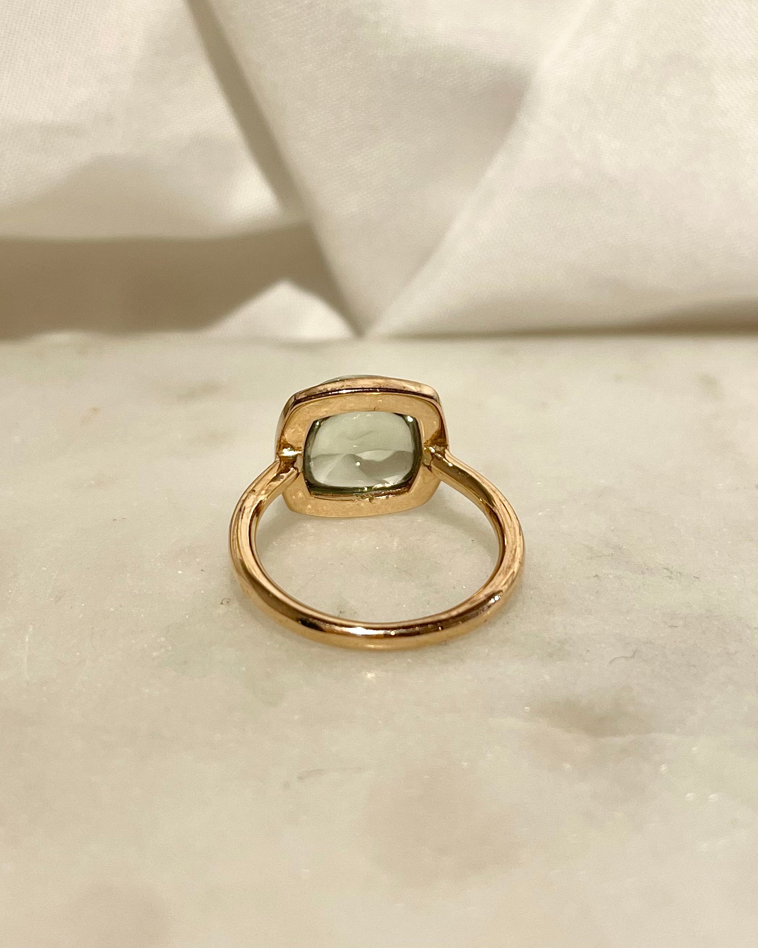 Bague Cocktail Aigue-Marine &quot;Carmelia&quot;