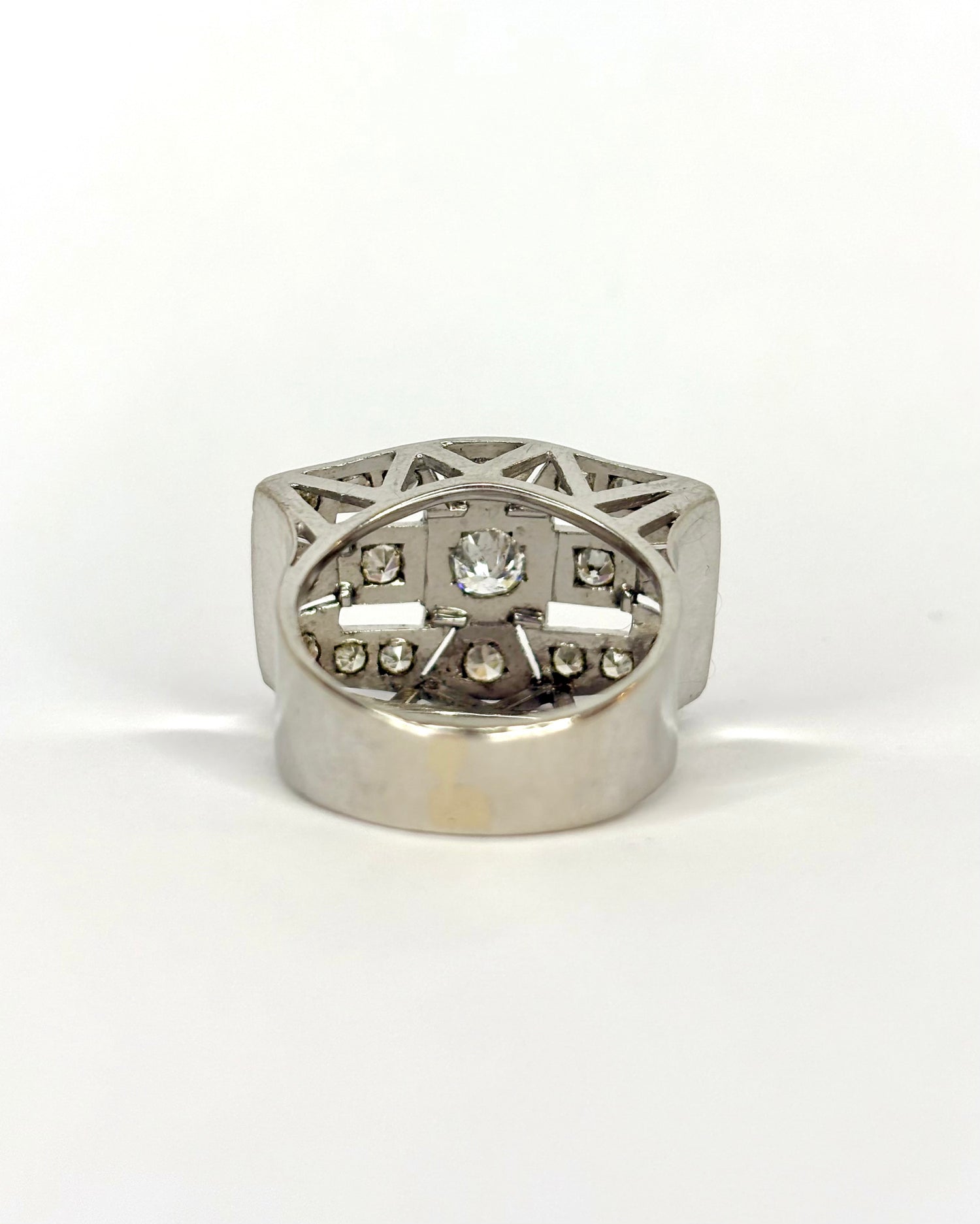 Bague Tank Diamants 1.32 carat &quot;Nadia&quot;