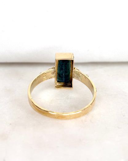 Bague Solitaire Tourmaline Verte 1.50 carat &quot;Louise&quot;