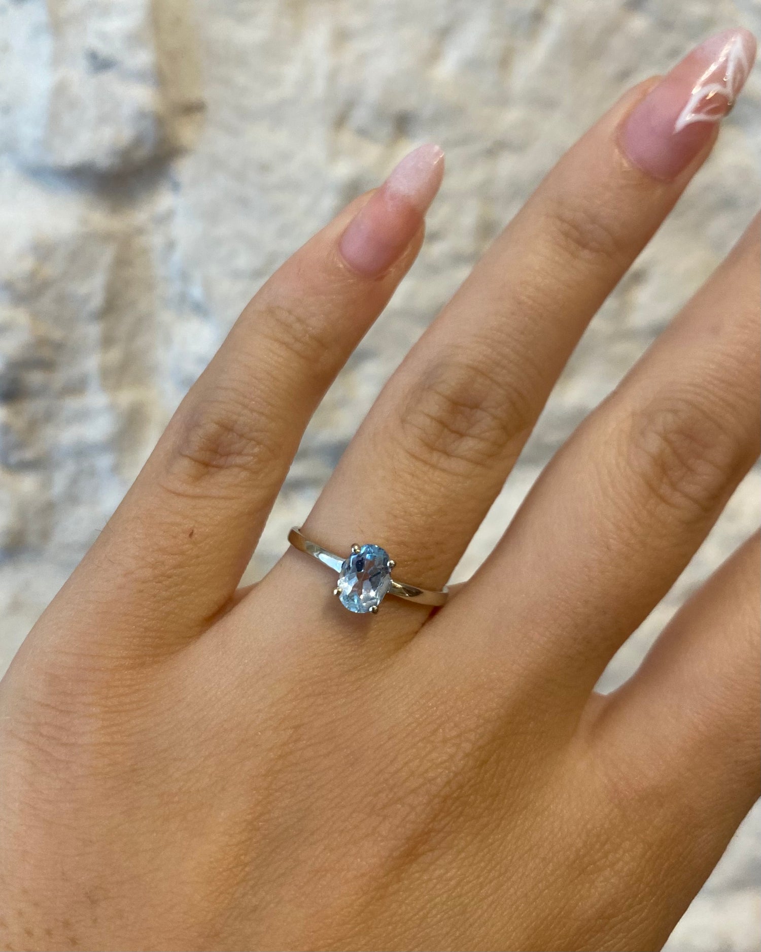Bague Aigue-Marine 0.65 carat “Shauna”