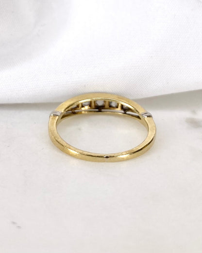 Bague Art Déco Diamants 0.14 carat &quot;Martha&quot;