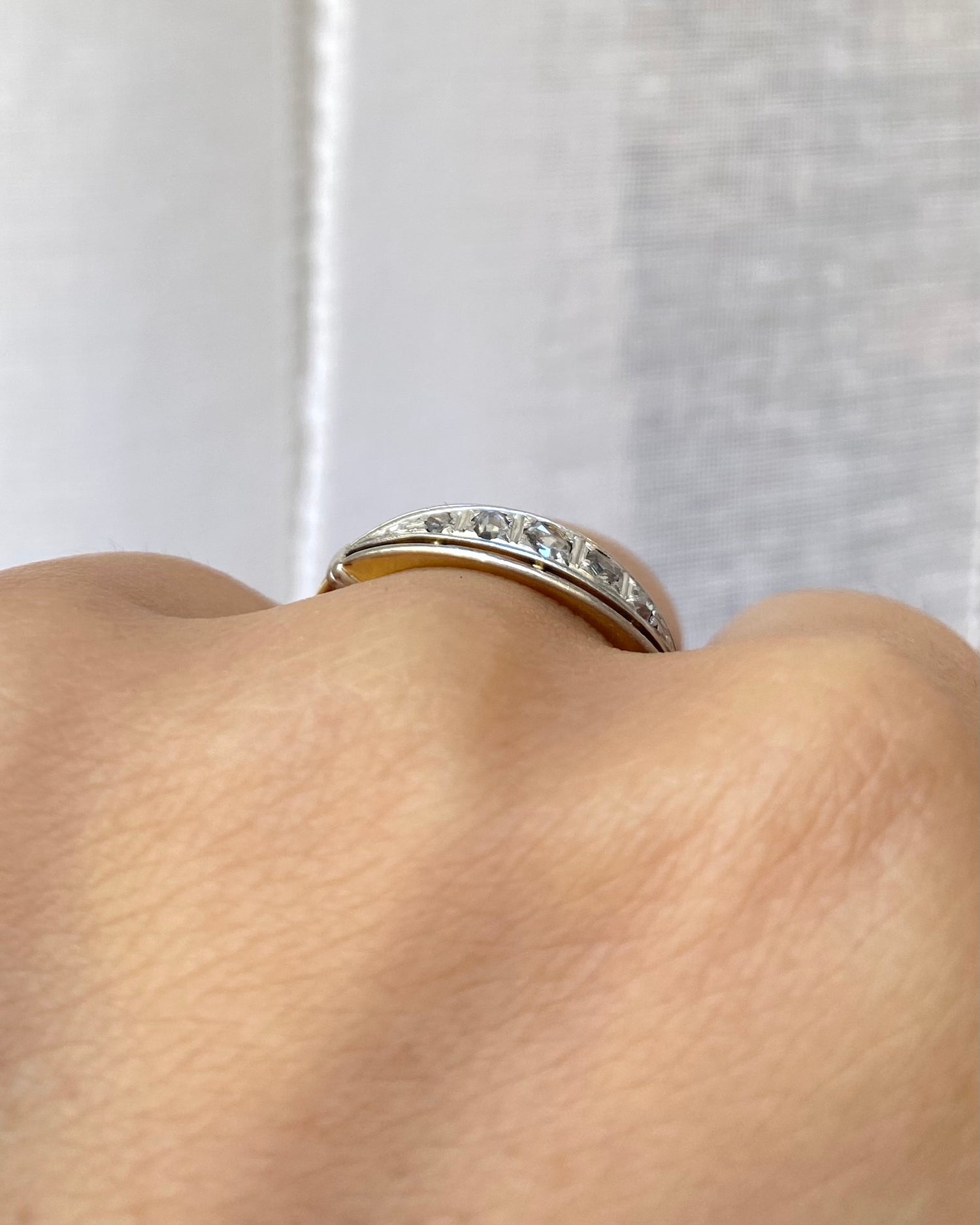 Bague Art Déco Diamants 0.14 carat &quot;Martha&quot;