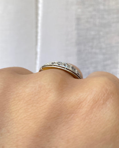 Bague Art Déco Diamants 0.14 carat &quot;Martha&quot;