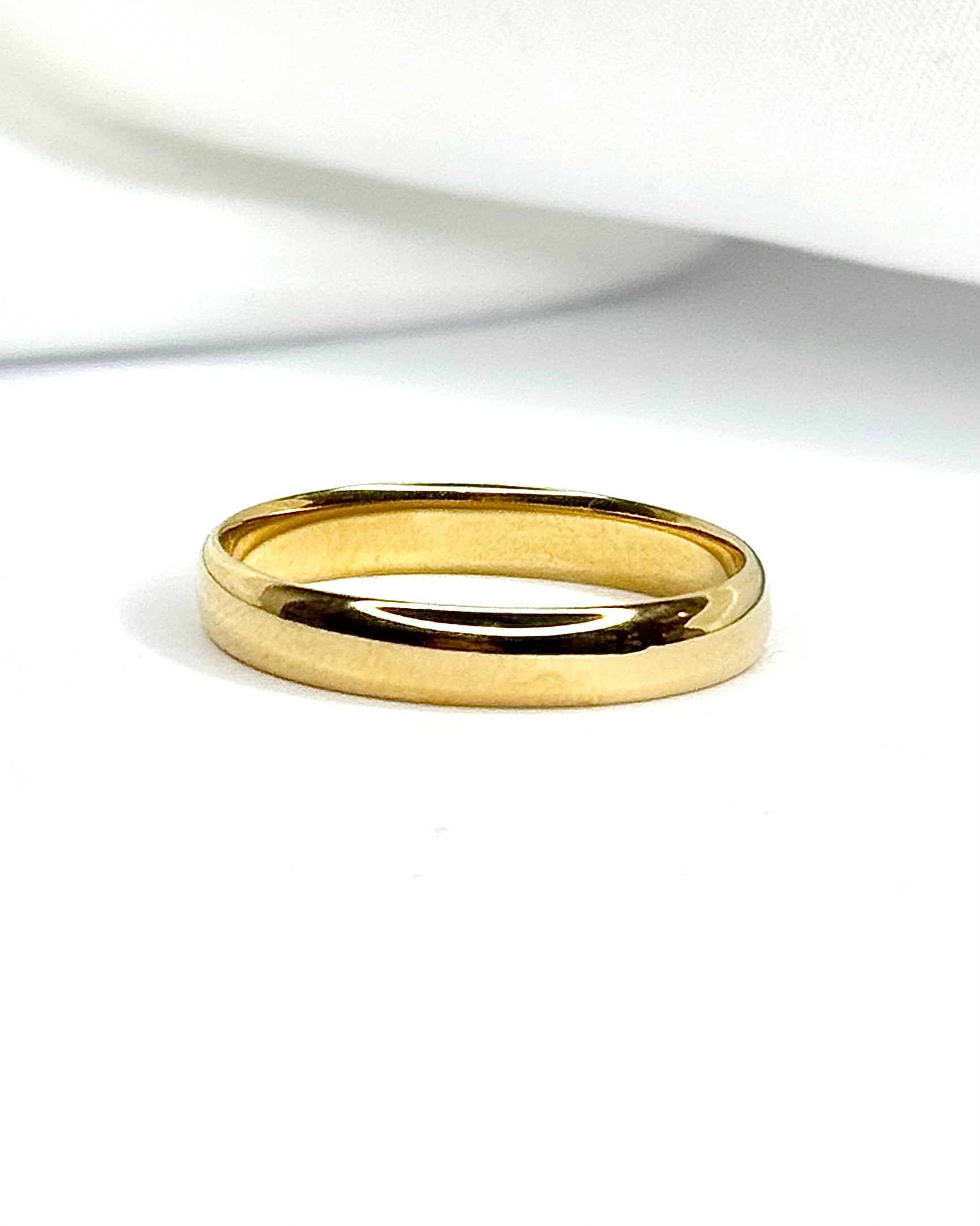 18-carat Yellow Gold Wedding Band 3.7 mm "Bérénice"