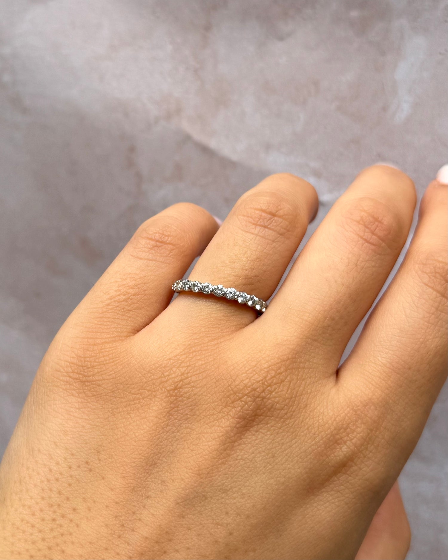 0.65 Carat 2.5 mm Diamond Half-Alliance "Mia"