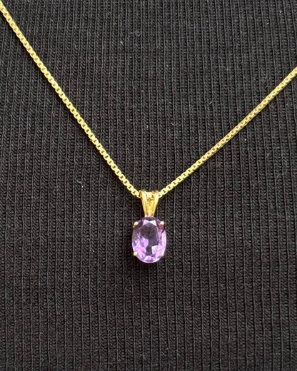 Amethyst Pendant 0.68 carat "Lydie"