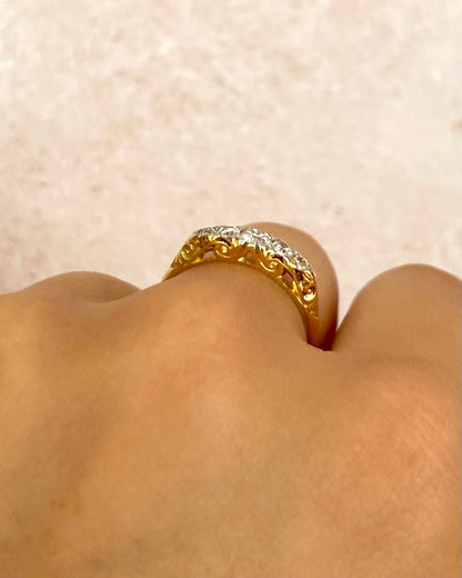 Bague Rivière Diamants 0.33 carat "Rahma"