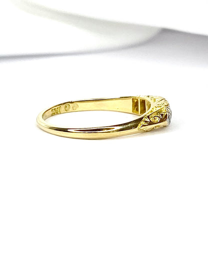 Bague Rivière Diamants 0.33 carat "Rahma"
