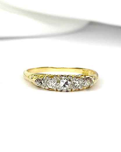 Bague Rivière Diamants 0.33 carat "Rahma"