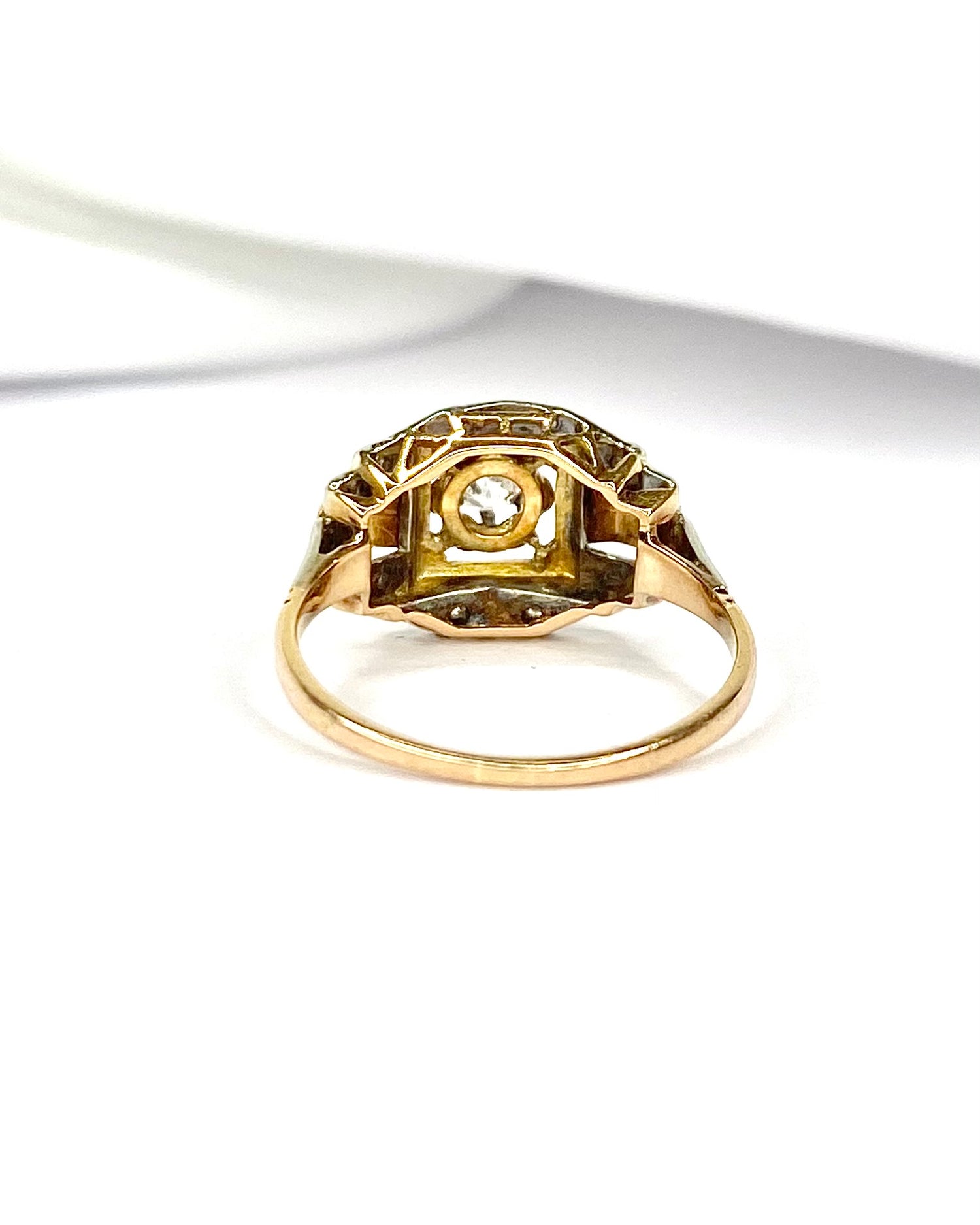 Tank Diamond Ring "Juliane"
