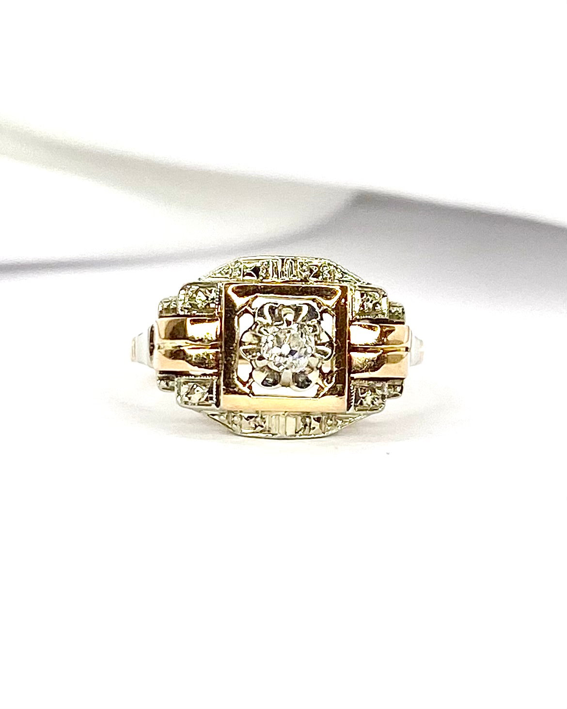 Tank Diamond Ring "Juliane"