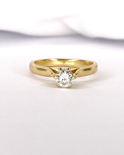Anillo solitario de diamante 0,44 quilates "Billie"