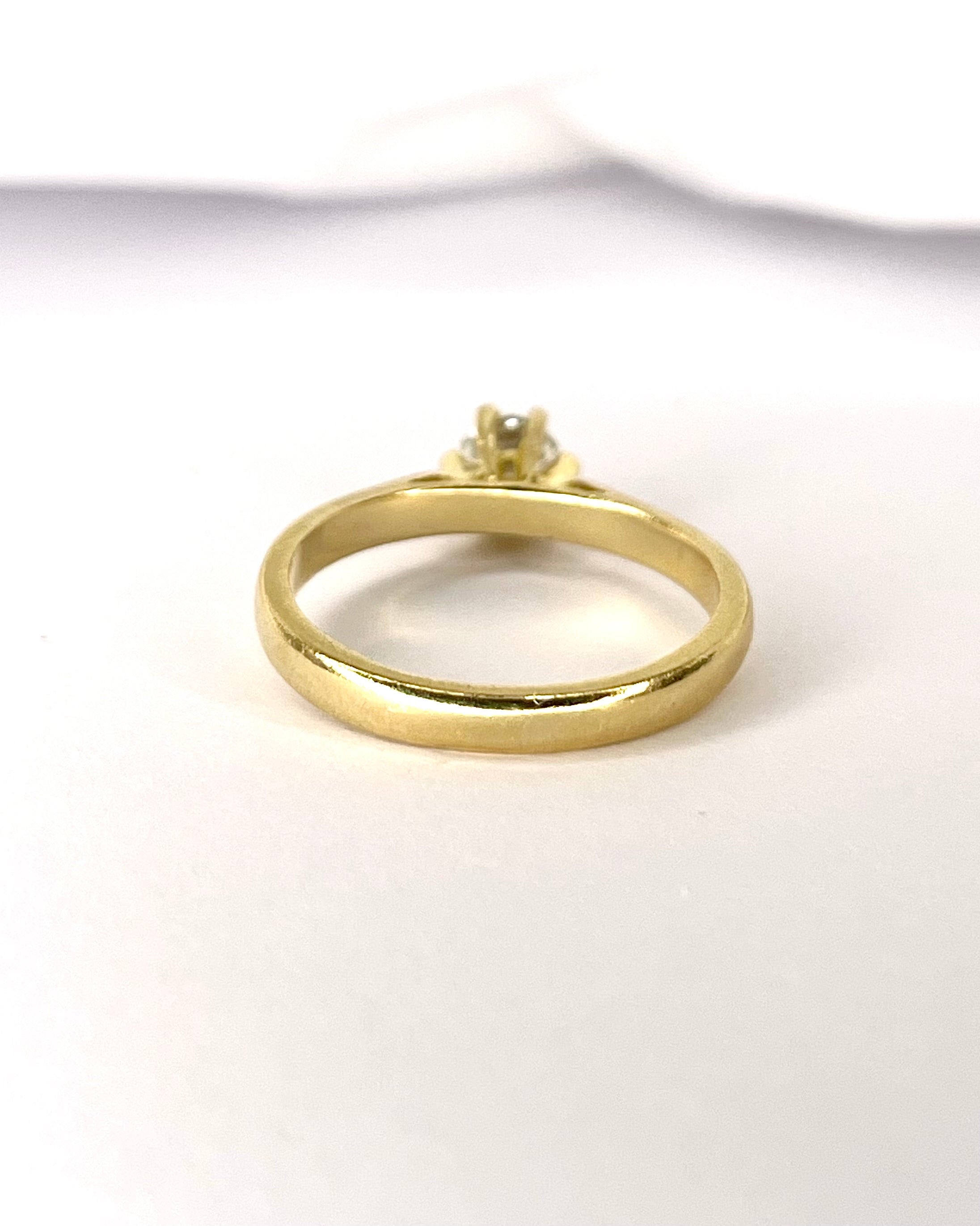 Anillo solitario de diamante 0,44 quilates "Billie"