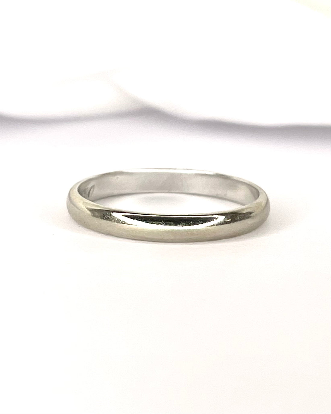 Alliance Or Gris 18 carats 3 mm "David"