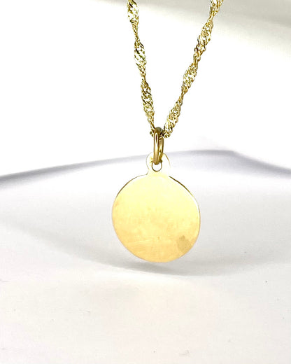 Colgante Escorpión Oro Amarillo "Tom"